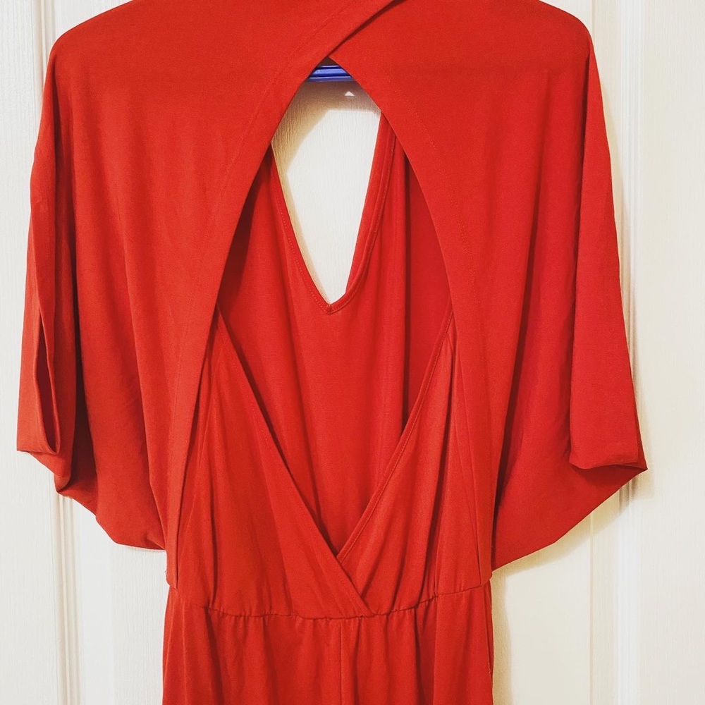 Red Guess Romper - Picture 2 of 4